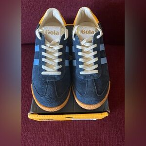 Gola Elan Sneakers, Navy, VistaBlue, and Sun